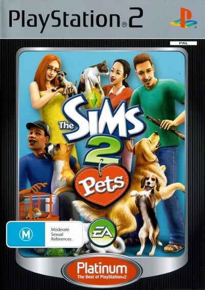 Electronic Arts The Sims 2 Pets Platinum Refurbished PS2 Playstation 2 Game